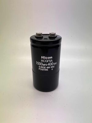 原装CD135 1500UF 400V Hicon HCGF5A 变频器螺丝电容 体积50*95