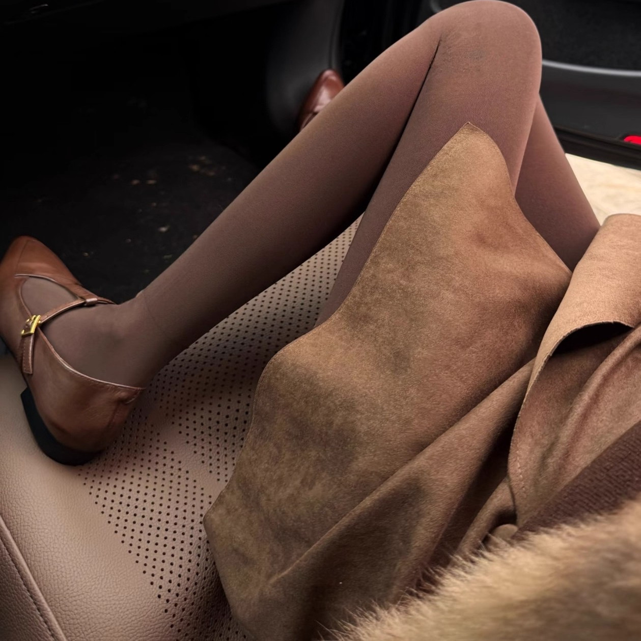 糖炒栗子氛围高级好看又显瘦鞋套