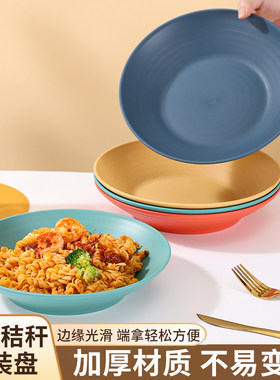 大盘子食品级塑料耐摔隔热菜盘
