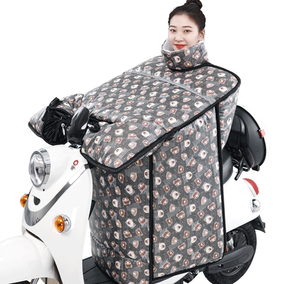 冬季保暖小摩托电动车挡风被