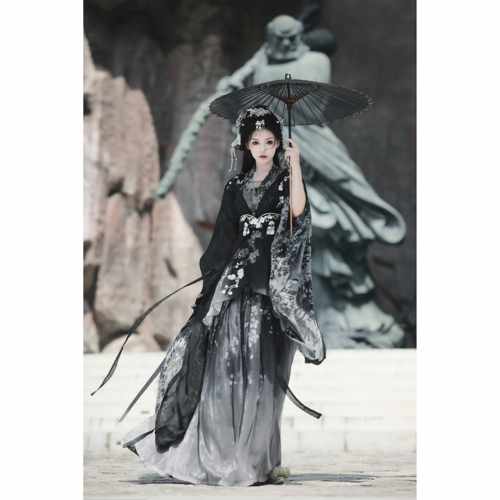 古韵记汉服不染尘重工刺绣套装