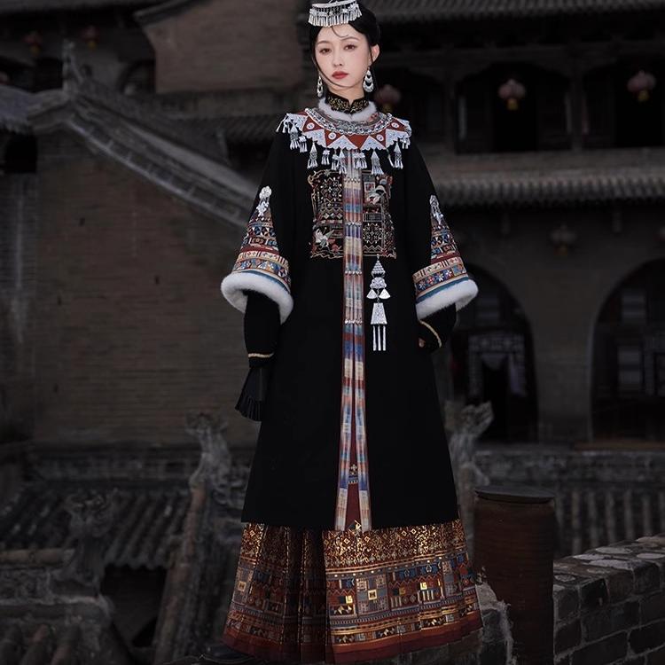 古韵记汉服秋冬季新款加绒加厚
