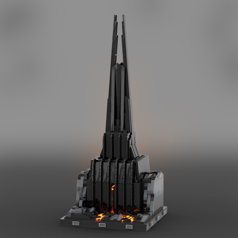 星球大战达斯维达城堡巴斯特堡垒建筑模型MOC-149491拼装积木玩具