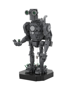 【高砖零件】尼尔机械纪元帕斯卡机器人MOC-190093拼装积木玩具