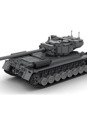 1:35美国T-29重型坦克装甲坦克车军事模型MOC-125152拼装积木玩具