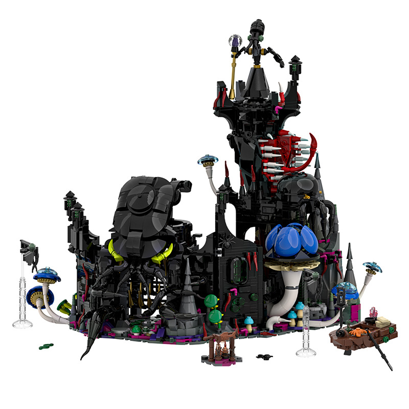 Eldritch城堡岩石海岛巢穴积木