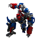 积木玩具 234876拼装 高砖零件 变形机甲金刚擎天柱汽车人MOC