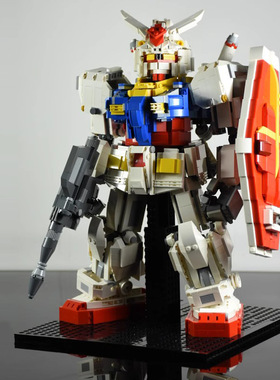 机动战士高-达RX-78-2元祖机体机甲机器人模型MOC拼装积木玩具
