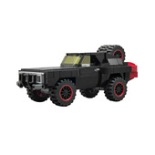 速度与激情Dom充电器肌肉车越野车汽车拼装 高砖零件 积木玩具