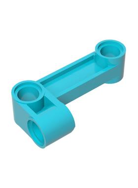 高砖积木零件GDS-1003配件垂直2x4弯栓连接器兼容11455拼插散件