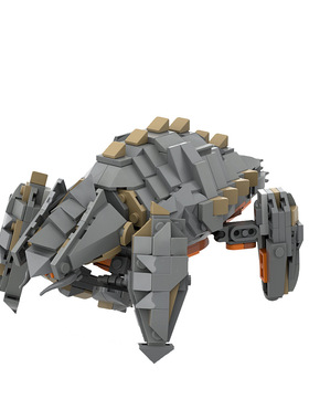 【高砖零件】游戏绝地潜兵2虫族强袭虫怪物模型MOC拼装积木玩具