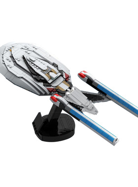 【高砖零件】星际迷航NCC1701E企业号星舰MOC-203712拼装积木玩具