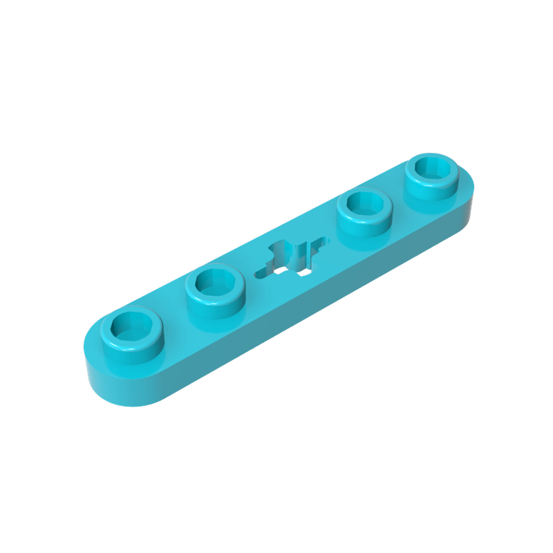 高砖积木零件GDS-900配件1x5中间带轴孔板兼容32124小颗粒MOC散件