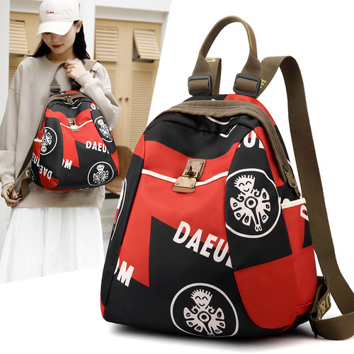 时尚牛津布女士背包轻便休闲旅行