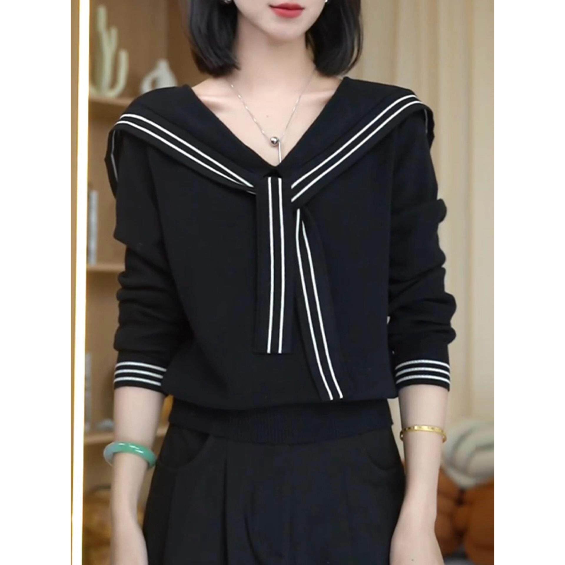 气质减龄超级好看长袖毛衣女2025年秋季新款大方得体小众针织上衣