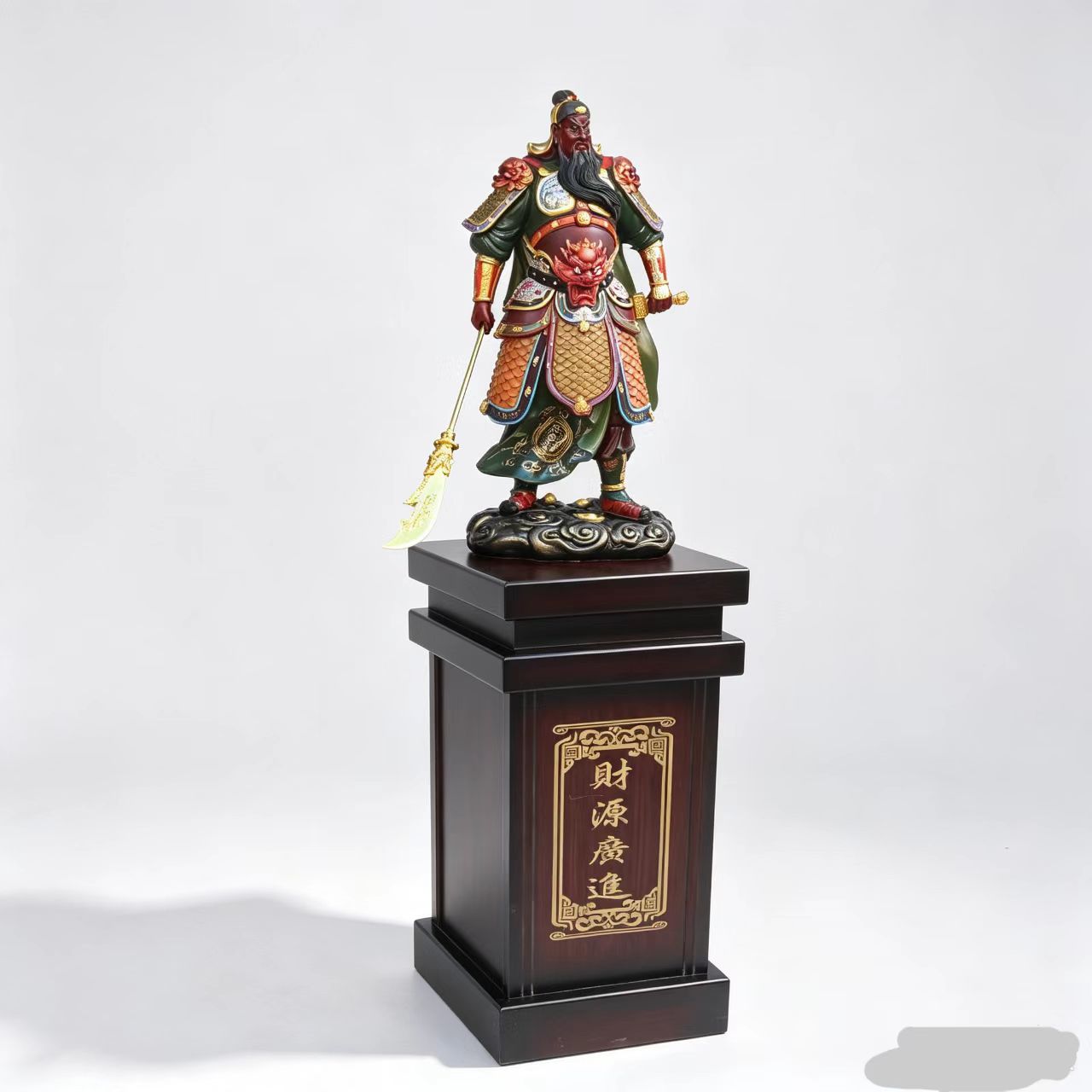 大型武财神关公开业乔迁送礼摆件