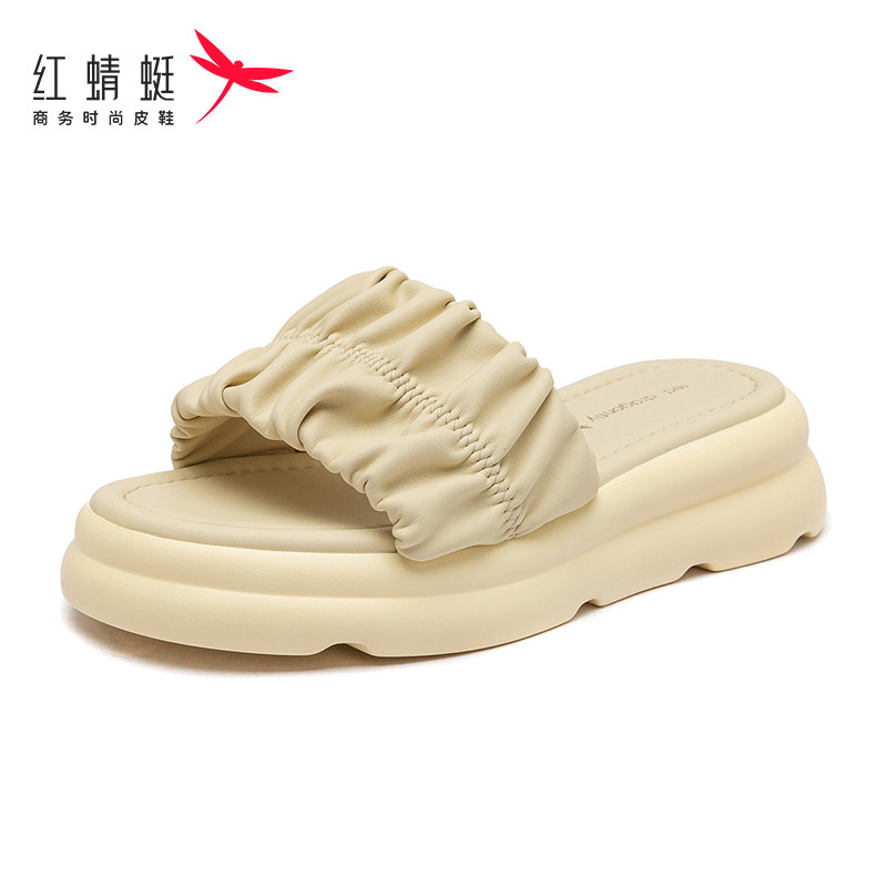 红蜻蜓女休闲拖鞋夏防滑