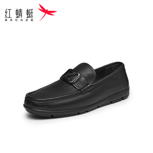 红蜻蜓男鞋商务休闲鞋乐福鞋