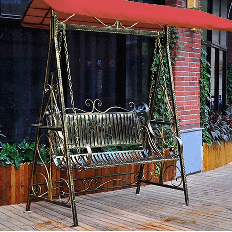 欧式铁艺秋千户外摇椅阳台双人秋千公园小区吊椅休闲长椅室外摇篮在类目 住宅家具, 户外/庭院家具, 户外秋千中 - 来自Buy2taobao.com提供专业的淘宝代购服务