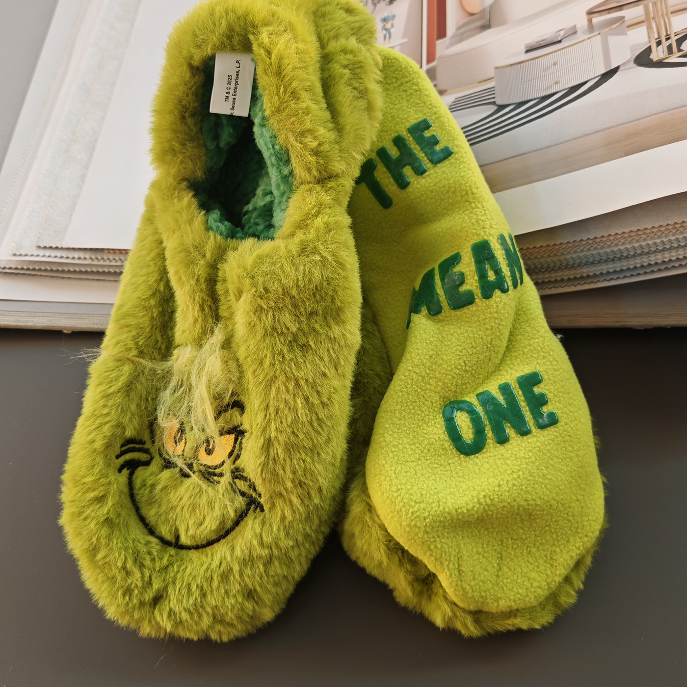 可爱怪兽毛绒居家棉拖鞋男士绿色防滑软底保暖懒人鞋室内地板袜,居家布艺,居家棉拖/棉鞋,淘宝优惠券,粉丝福利购,淘宝优惠卷