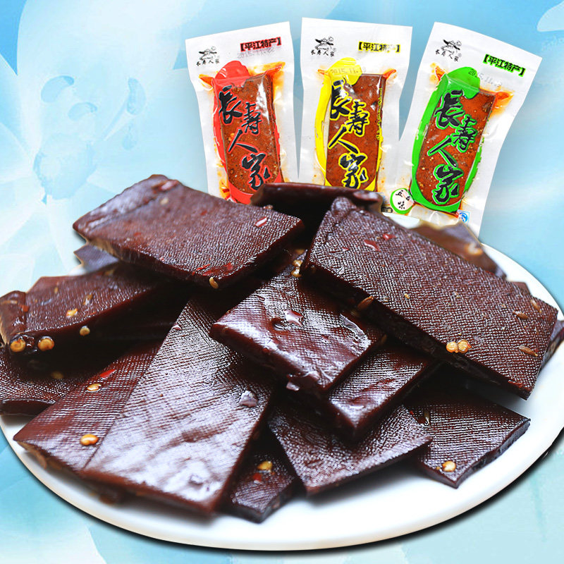湖南特产平江香干 长寿人家散装酱干400g 香辣豆干小包装零食小吃