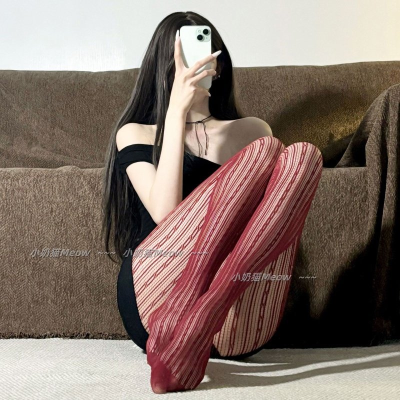 性感连裤网袜竖纹透视网袜超薄渔网袜紫色镂空纯欲黑丝女蕾丝提花,女士内衣/男士内衣/家居服,连裤袜/打底袜,淘宝优惠券,粉丝福利购,淘宝优惠卷