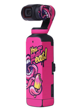 防刮PVC贴膜用于大疆OSMOPocket2灵眸口袋云台相机3M贴纸保护膜