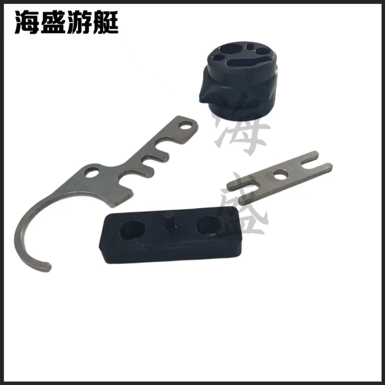 适用雅马哈4冲程50马力60匹船外机马达发动机底座胶卡片配件图片