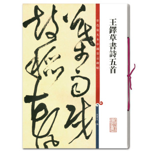 社 包邮 孙宝文编 毛笔草书书法字帖 正版 彩色放大本中国碑帖 中国清代 王铎草书诗五首 书籍 第十集 临摹欣赏 上海辞书出版