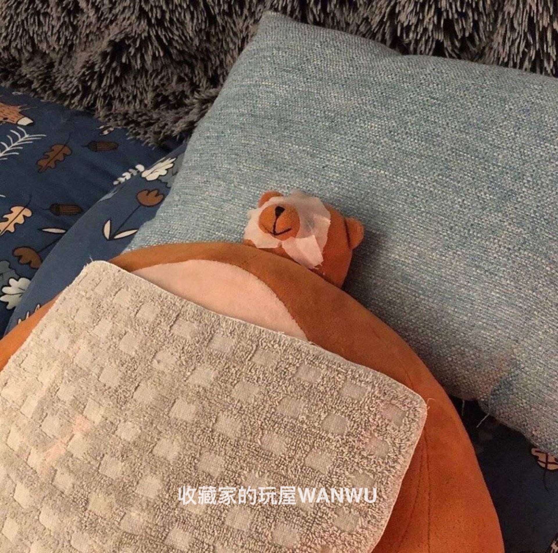 新款冬季圣诞美国tiny headed kingdom胖胖的强壮小熊ins公仔包邮