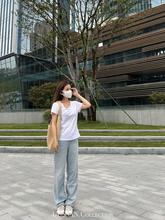 UUSSAN 25春夏薄款柔软JIN口天丝牛仔裤直筒裤窄版休闲