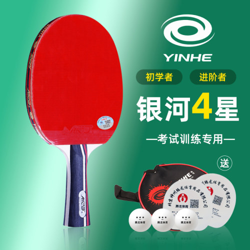 银河乒乓球拍单拍初学者专用球拍