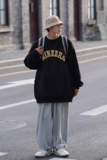 cityboy街拍秋装情侣圆领宽松卫衣秋季男装字母发泡外套D217P48，女装短外套，电商A335-1（原A458）