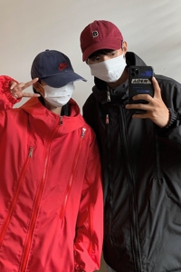 主推 情侣装秋冬新款加厚夹棉连帽冲锋衣外套棉服 D228 P118女类图片