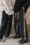 2026春季新款情侣装高街美式阔腿直筒裤四季休闲裤D193P58男类，男装休闲裤，电商A335-1（原A458）