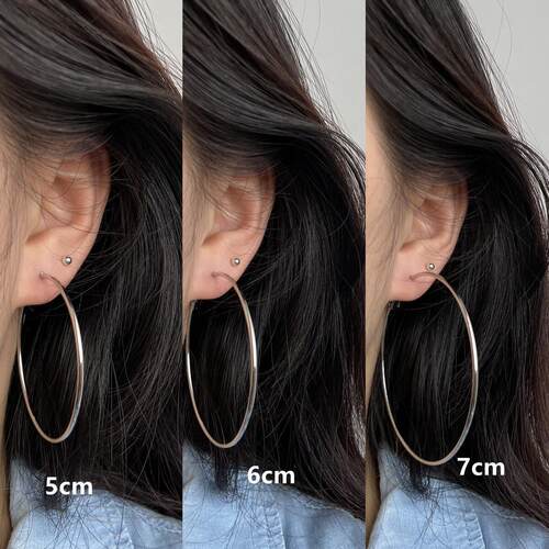 千禧辣妹超大圈圈耳环