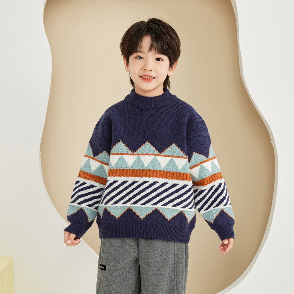 男童提花毛衣冬装秋冬款儿童针织衫宝宝洋气保暖上衣冬季童装潮,童装/婴儿装/亲子装,毛衣/针织衫,淘宝优惠券,粉丝福利购,淘宝优惠卷