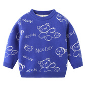 男童圆领套头毛衣2026春秋新款 儿童毛衣8060 韩版