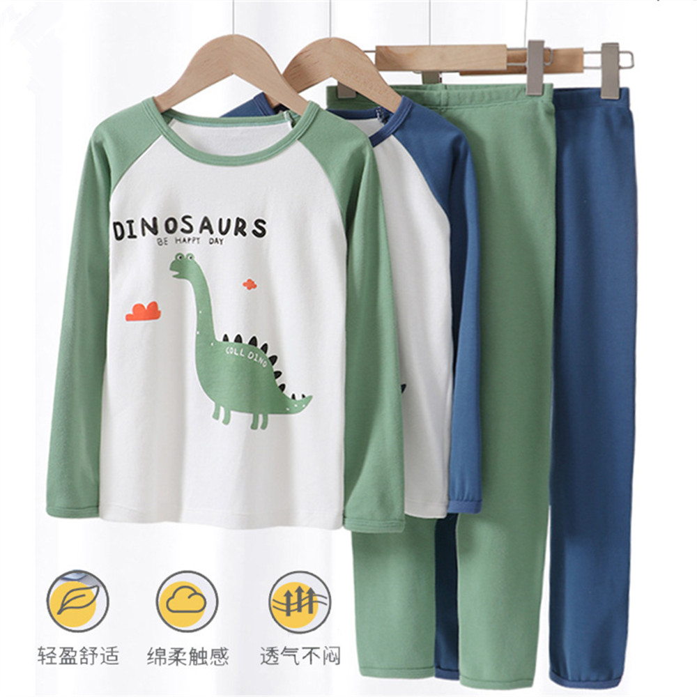 男童家居服套装儿童纯棉秋衣秋裤
