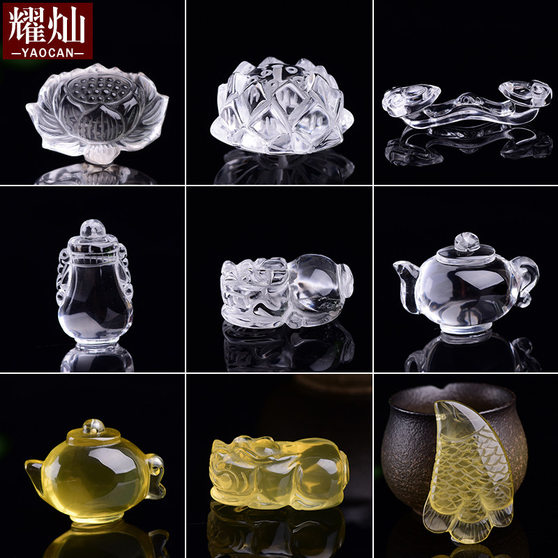 巴西金龙鱼貔貅如意摆件