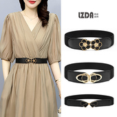 连衣裙腰带女装 潮 宽松紧皮带配裙子腰封百搭夏女式 饰2025新款 时尚