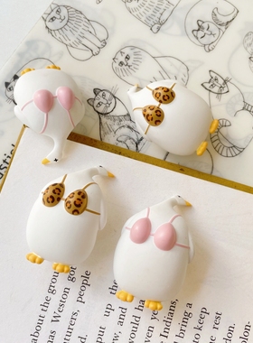 圻诺家 尾货微瑕疵 性感比基尼大鹅迷你摆件搞怪创意装饰公仔