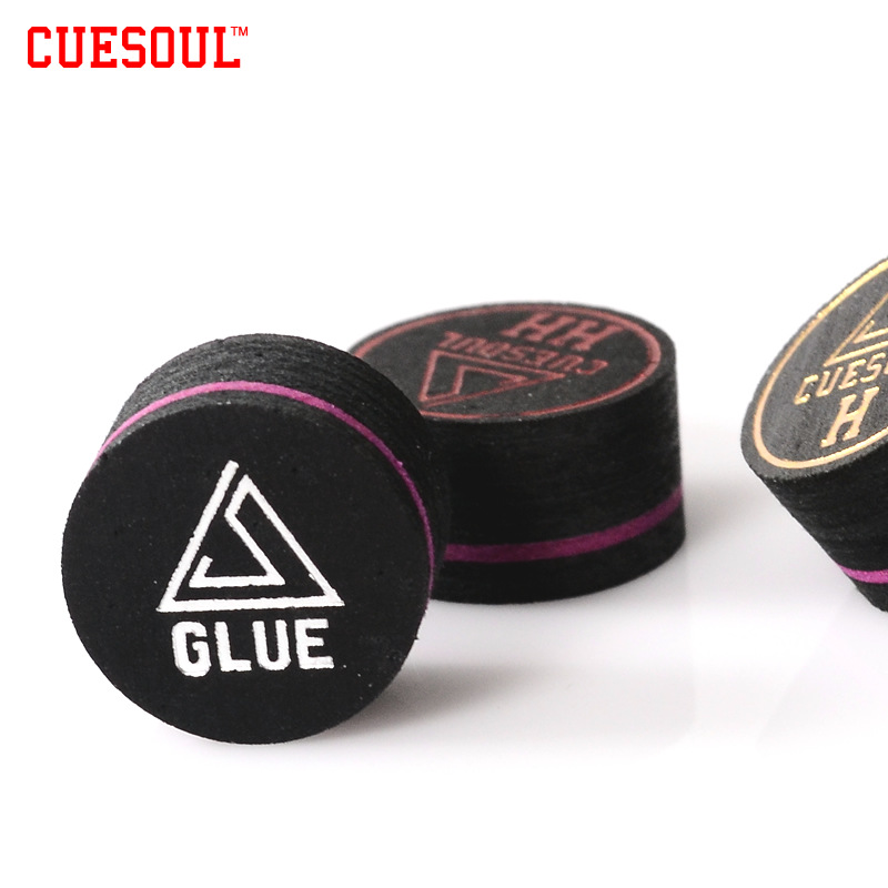 cuesoul皮头台球杆枪头杆头用品