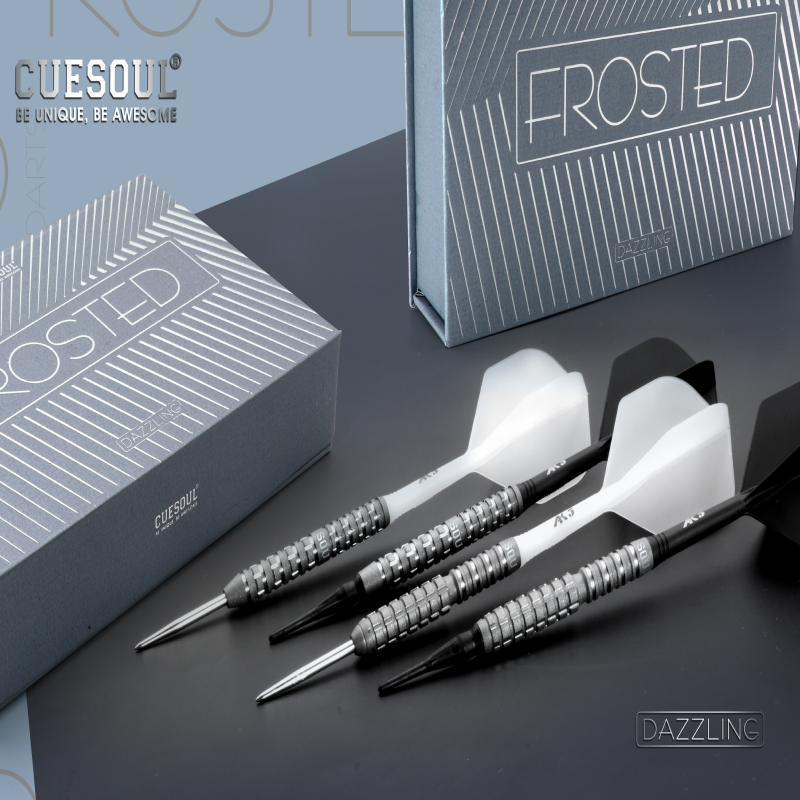 CUESOUL DAZZLING系列喷砂工艺钨钢飞镖软硬专业比赛级酒吧俱乐部