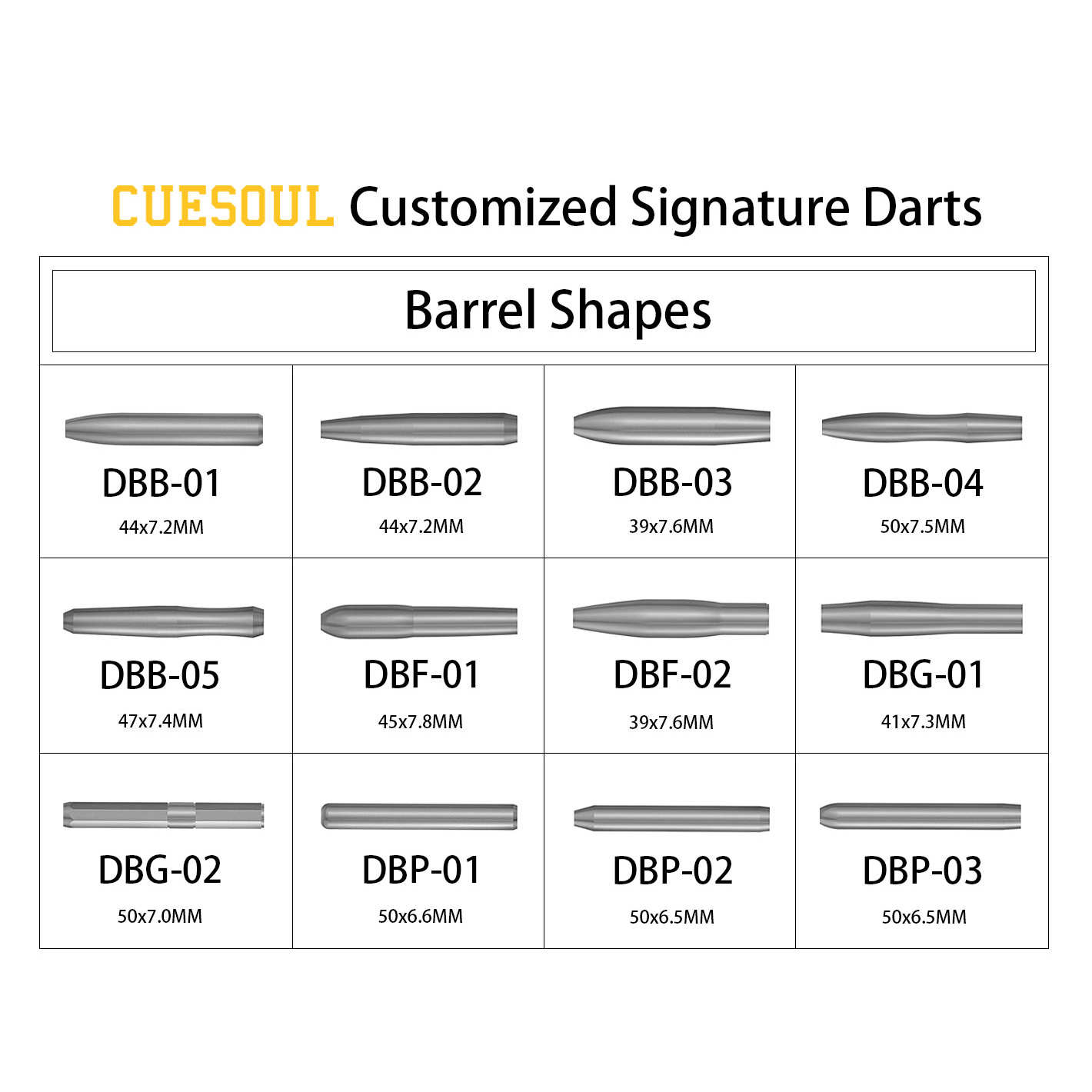 CUESOUL/Q獸专业私人飞镖定制钨钢镖一起订制飞镖钨合金专业设计