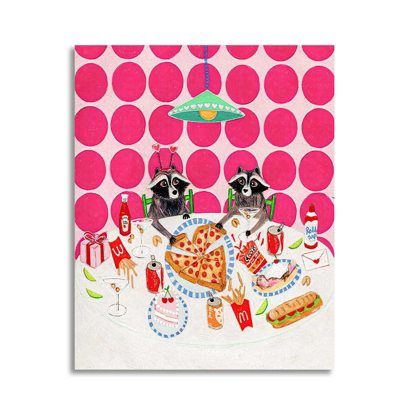 【一口价】AmandaCullin复刻版画猫狗宠物可爱儿童治愈挂装饰画芯,家居饰品,版画,淘宝优惠券,粉丝福利购,淘宝优惠卷