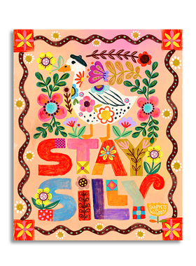 【一口价】插画师Abbie Rosie英文花朵客厅装饰画挂画复刻版画芯