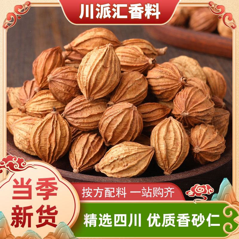 正宗四川香砂仁香沙仁金砂仁川砂仁炖菜调料大料商用卤肉香料大全