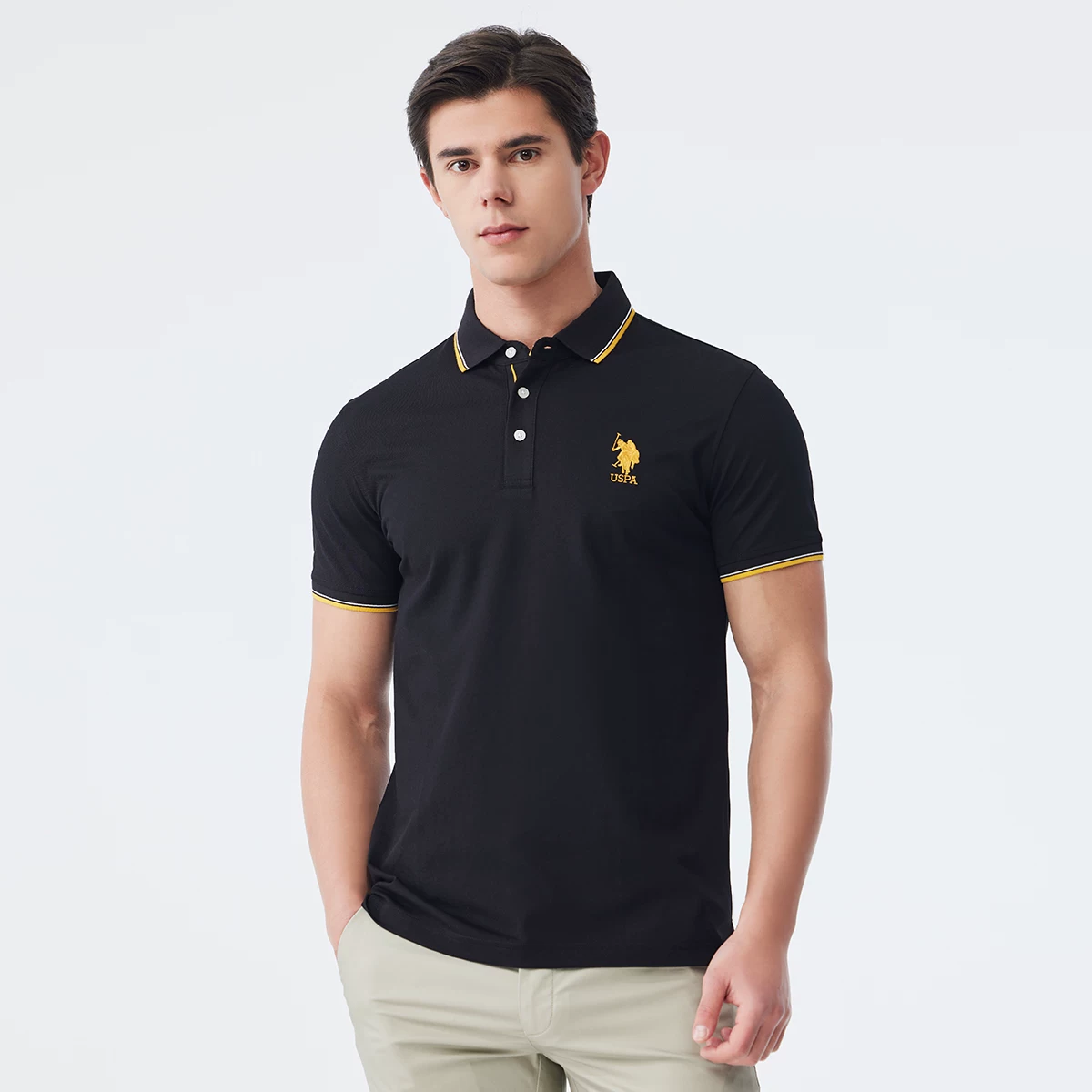 Summer polo, shirt, elite thin T-shirt, loose fit