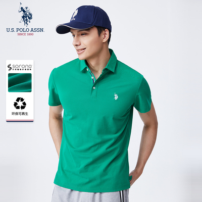 USPA夏季短袖商务休闲POLO衫